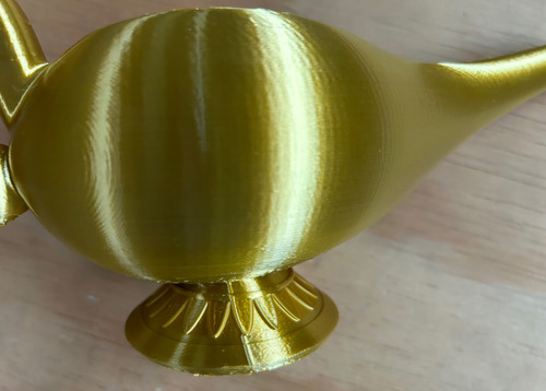 Figura Impresion 3d Lampara Aladdin Genio Disney