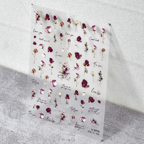 Set De Rosas Secas Con Acuarela, Retrofino, Para Realzar Las