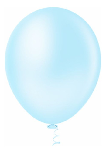Balão Bexiga Tom Pastel Nº 16 Azul Pic Pic Candy Com 12 Un Cor Azul Candy