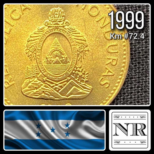 Honduras - 5 Centavos - Año 1999 - Km #72.4 - Escudo :