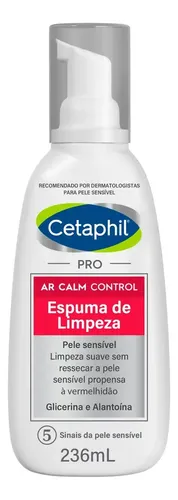 Espuma de Limpeza Facial Pro AR Calm Control 236ml Cetaphil