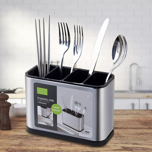 Portacubiertos De Cocina, Soporte Para Cubiertos De Acero