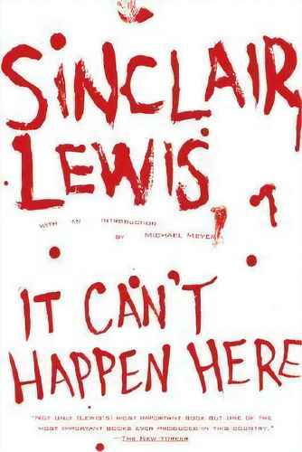 It Can't Happen Here, De Sinclair Lewis. Editorial Penguin Putnam Inc, Tapa Blanda En Inglés