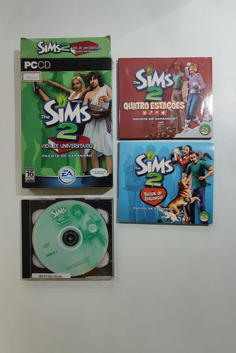 Jogo Pc The Sims 2 Vida De Universitário (Usado)