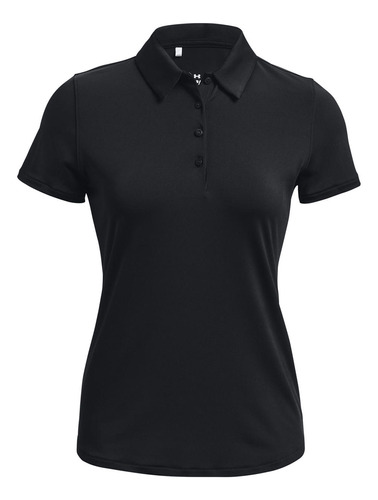 Polo S/m Golf Ua De Playoffs Ua Negro Mujer