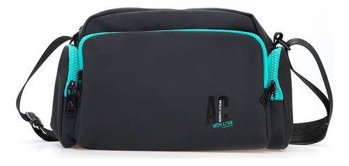Cartera Bandolera Agarrate Catalina With Love Color Negro