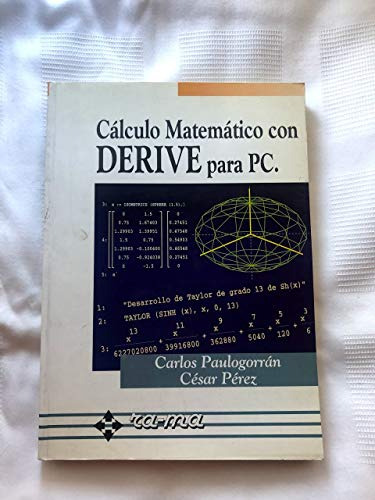 Libro Calculo Matematico Con Derive Para Pc De Carlos Paulog