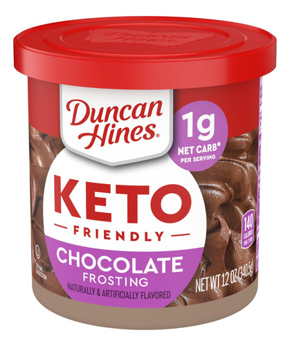 Duncan Hines Keto Betun De Chocolate 12 Oz (2 Pz)
