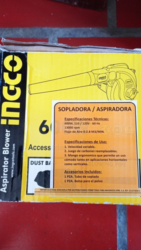 Sopladora,aspiradora Electrica Ingco