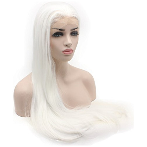 Iwonawig Iewig Sintético Lace Front Long Straight 43wcg