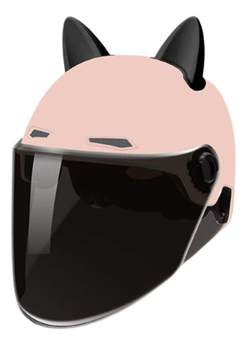 Casco De Moto Con Visera, Medio Casco De Motocicleta, Lindo,