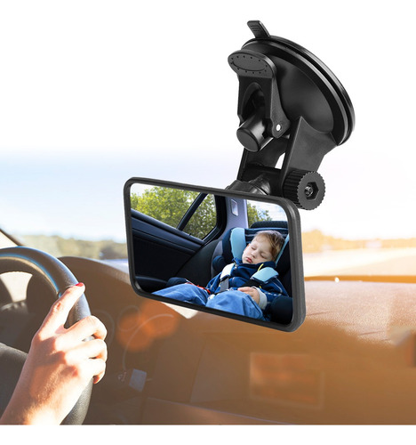 W Monitor Ajustable Niños Con Espejo Retrovisor Para