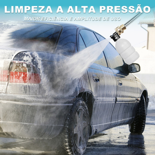 Pistola Da Água Lavadora Portátil Alta Pressão Sem Fio Recarregável Com 2 Baterias, Kit Completo Com Sabão, Mangueira E Bicos Ideal Para Carros, Motos, Jardim E Limpeza Externa