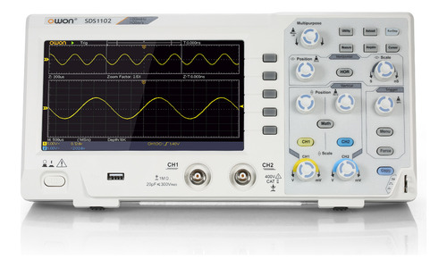 Osciloscopio, Oscilómetro Digital, Pantalla Lcd Sds1102