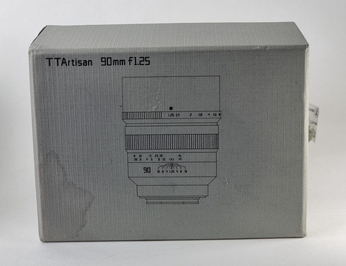 Lente Ttartisan 90mm F1.25 Full Frame Manual Sony E Sony E Negro