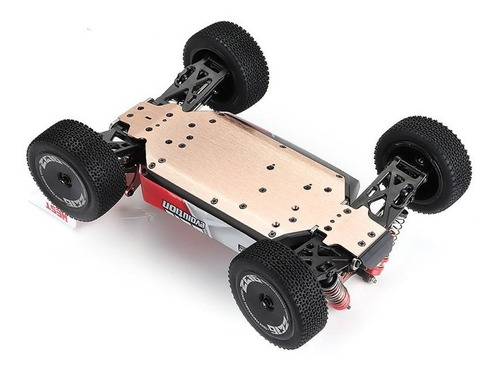 Automodelo Elétrico Wltoys 144001 4x4 C/ 3 Bat 60 Kmh Vermelho