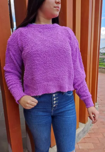 Sueteres de online peluche para mujer