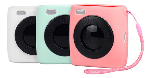 Funda De Bolsillo Para Miniimpresora Con Cordón De Silicona