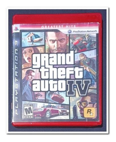 Grand Theft Auto Iv Standard Edition, Juego Ps3  Físico