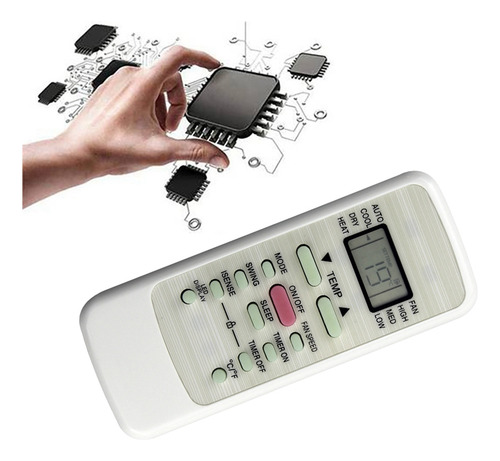 Reemplace El Mando A Distancia Rg51f2 (2) /efu1 A/c Para Mid