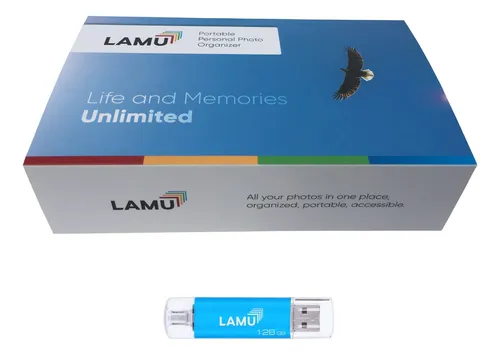 Organizador De Fotos Lamu 128 Gb Para Windows