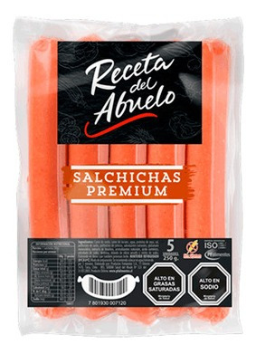 Salchicha Premium Receta Del Abuelo 250g(2uni)super