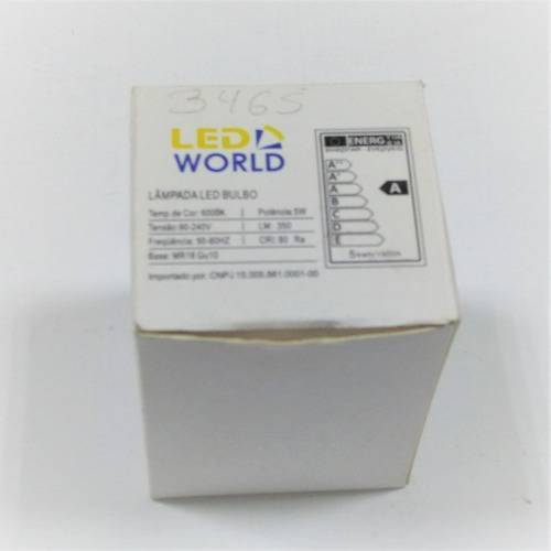 Pack - Bombillo Led Spot Dicroico Gu10 5w, Luz Blanco Frio