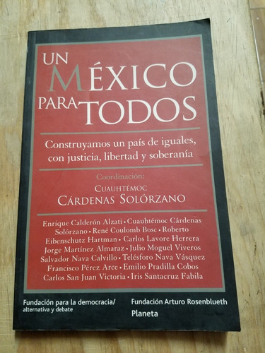 Un Mexico Para Todos (Usado)