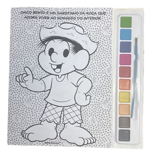 Turma Da Mônica Livro Para Pintar Com Aquarela - Chico Bento: Não Aplica, De On Line Editora. Possui, Vol. Na. Editorial On Line Editora, Capa Mole, Edição 5 Em Português, 2020