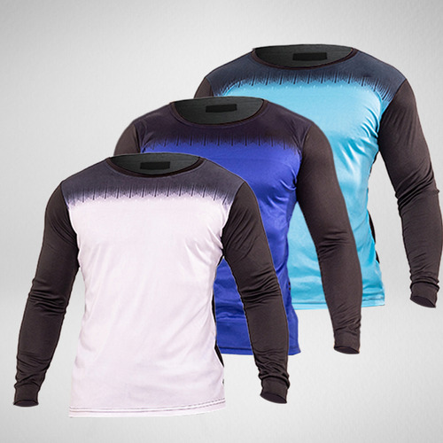 Kit 3 Camiseta Manga Longa Uv Resistente Para Trabalhar