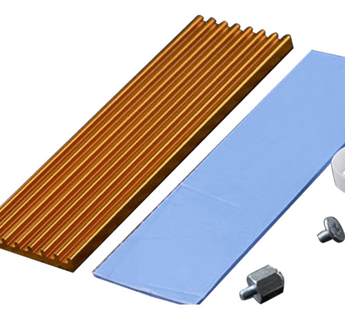 Disipador De Calor Ssd M.2 2280, Radiador Duradero Con Oro