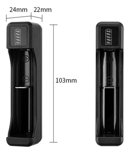 Para Z0hz Cargador De Batería Usb Con Indicador Led Para 1