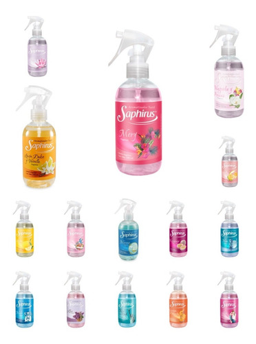 Imagen 3 de 6 de Fragancia Saphirus Oficial Textiles 250cc X 12u - B.g.aromas