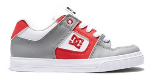 Zapatillas Dc Shoes Modelo Pure Blanco Rojo Nueva Coleccion