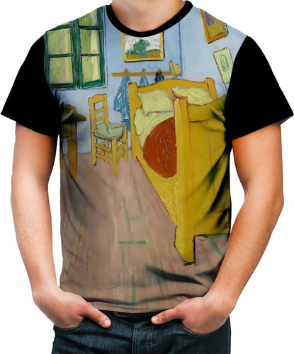 C1 Camiseta O Quarto De Van Gogh Em Arles V...