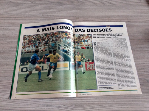 Revista Veja 349 Brasil Tetra Romario Bebeto Parreira Y886