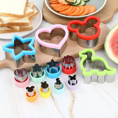 Alta Calidad , Kit Cortador De Fruta Verdura Figuras Moldes