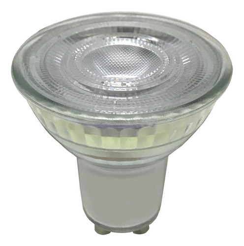 Dicroica Led Vidrio 7w Gu10 Dimerizable Macroled 36° Luz Blanco Frío
