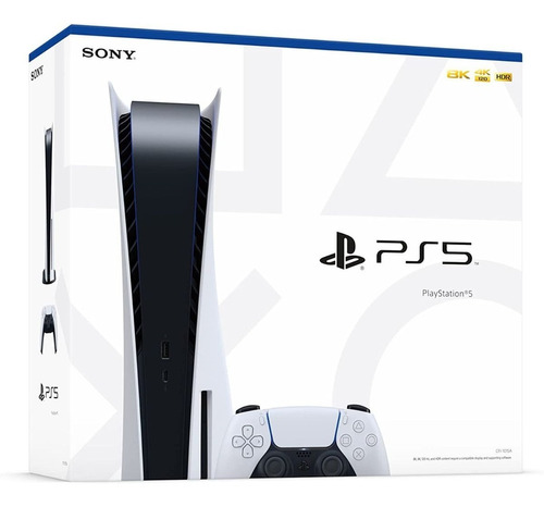 Sony Playstation 5 825gb Standard Color  Blanco Y Negro