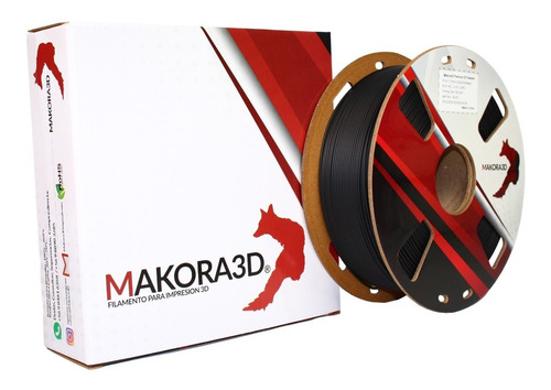 Imagen 2 de 8 de Filamento Pla+ Makora3d - Rollo 1kg 1.75mm 3d Print Colores