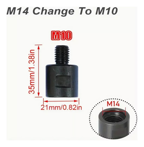 Adaptador De Rosca De Amoladora Angular M14 A M10