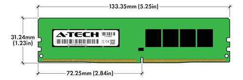 Kit De Memoria Ram A-tech 16gb (4x4gb)ddr4 2133mhz Cl15
