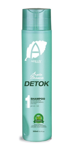 Shampoo Detok Adlux Argiloterapia Limpeza Profunda 300 Ml