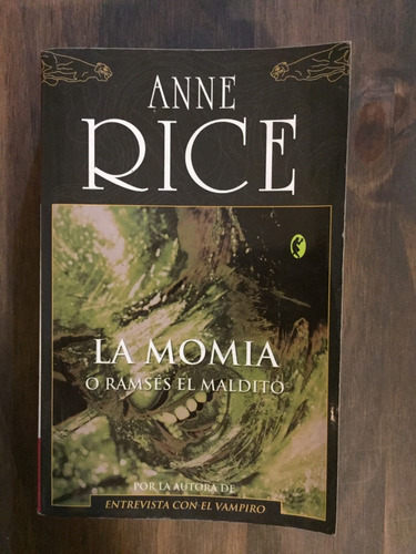 Libro La Momia O Ramsés El Maldito - Anne Rice - Oferta