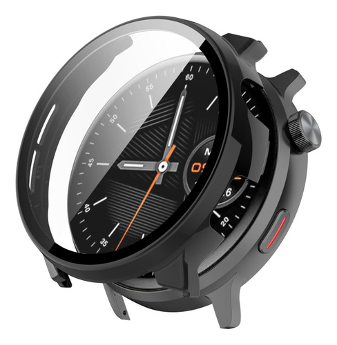 Black Pc + Tempered Film Watch Case For Xiaomi Mibro Watch L