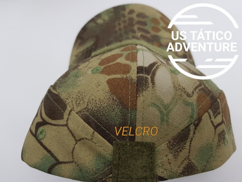 Boné Tático Camuflado Madrake Ripstop Com Velcro
