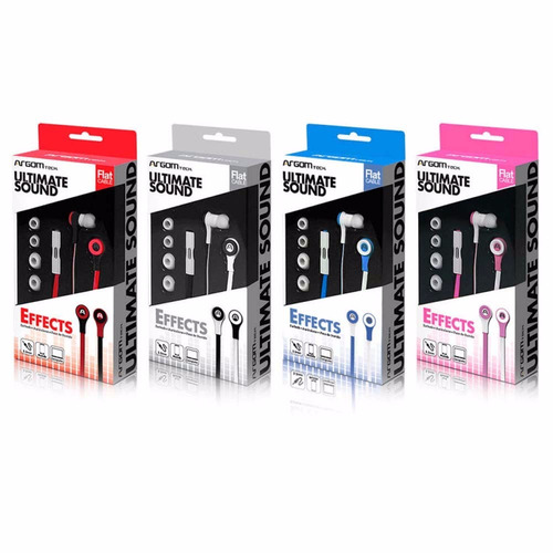 Audífonos Argom Ultimate Sound Effects, Cable Flat *itech
