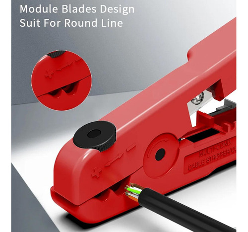 Pelacables , Mxwii-001, 1pza, Pelacables, Cortacables, Abs