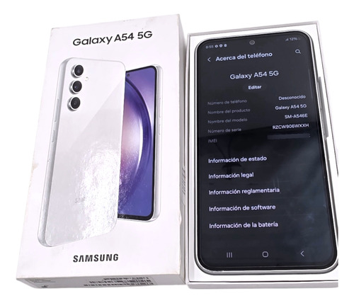 Samsung Galaxy A54 5g 256 Gb Blanco Asombroso 8 Gb Ram Blanco (Usado)