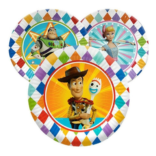 Pack Cumpleaños Toy Story X 30 Original Cotillón Activarte